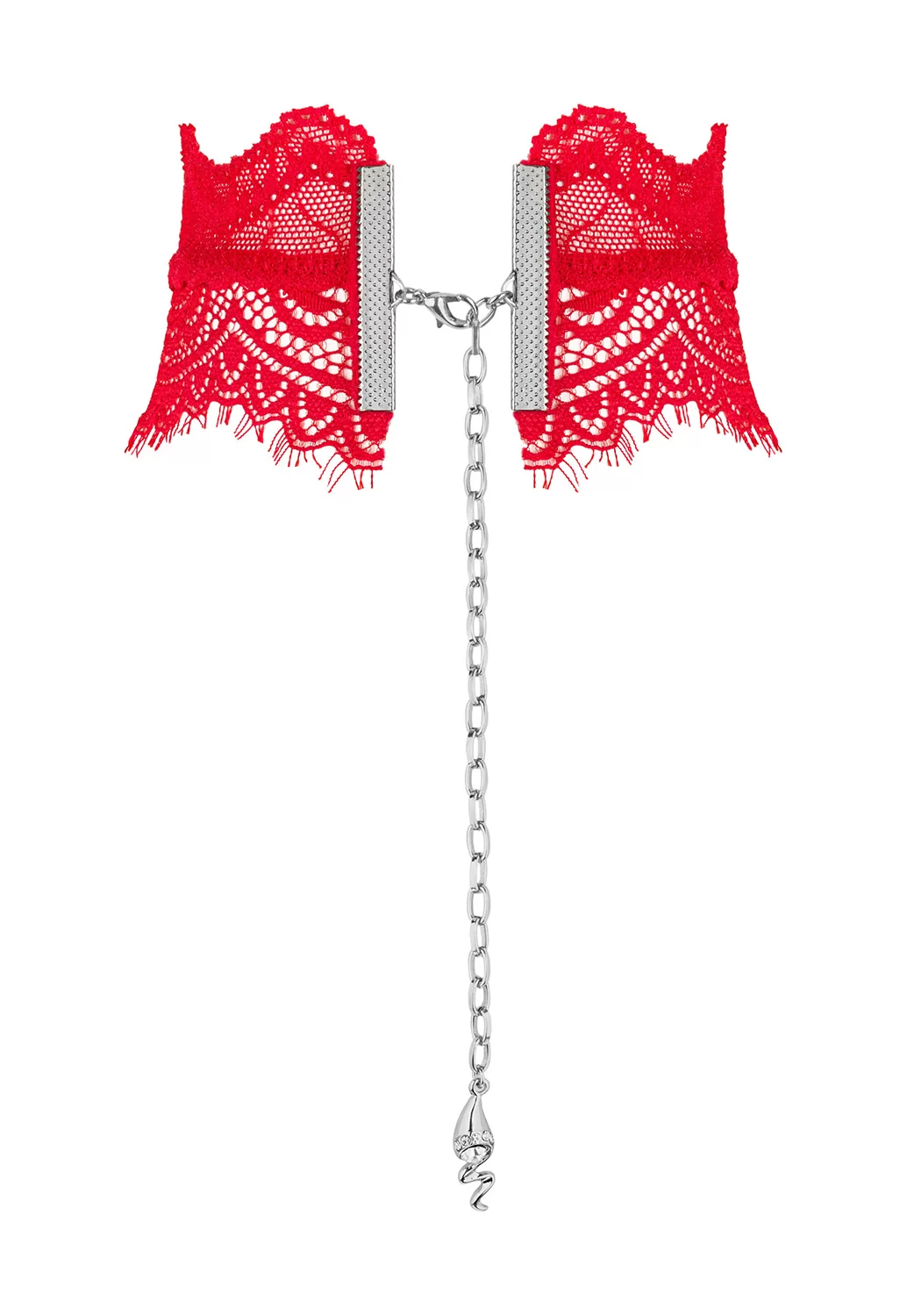 Bergamore red lace Choker