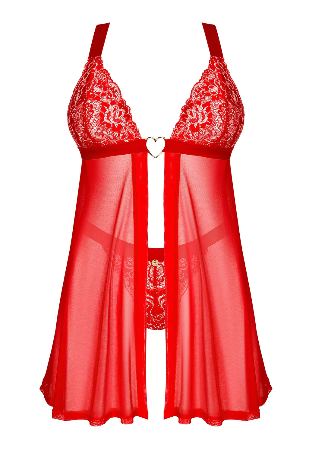 Elianes red Babydoll and Thong