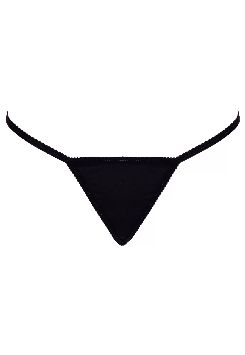 Gold tone jeweled thong
