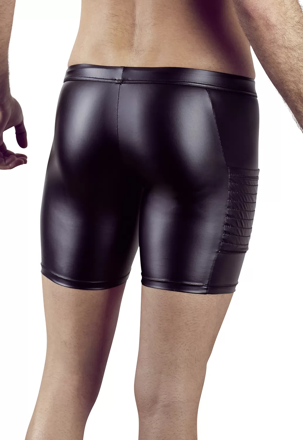 Hot cycling shorts with a zip