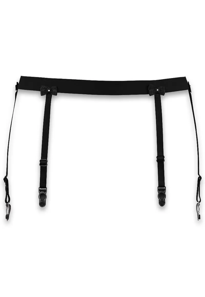 Luxury Guimauve Garter Belt