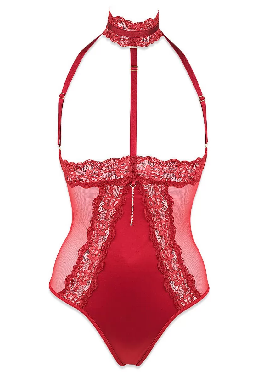 Kepi red Bodysuit without cup