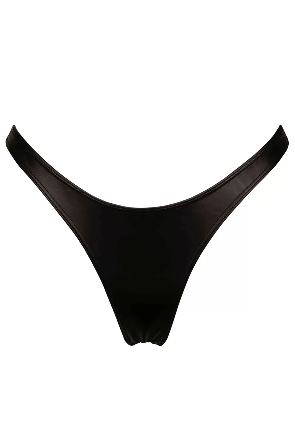 S black wetlook Thong