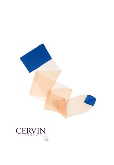 Capri Blue and Nude stockings