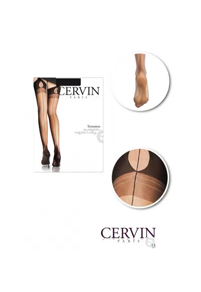 Temptation handmade Gazelle 15D seam stockings