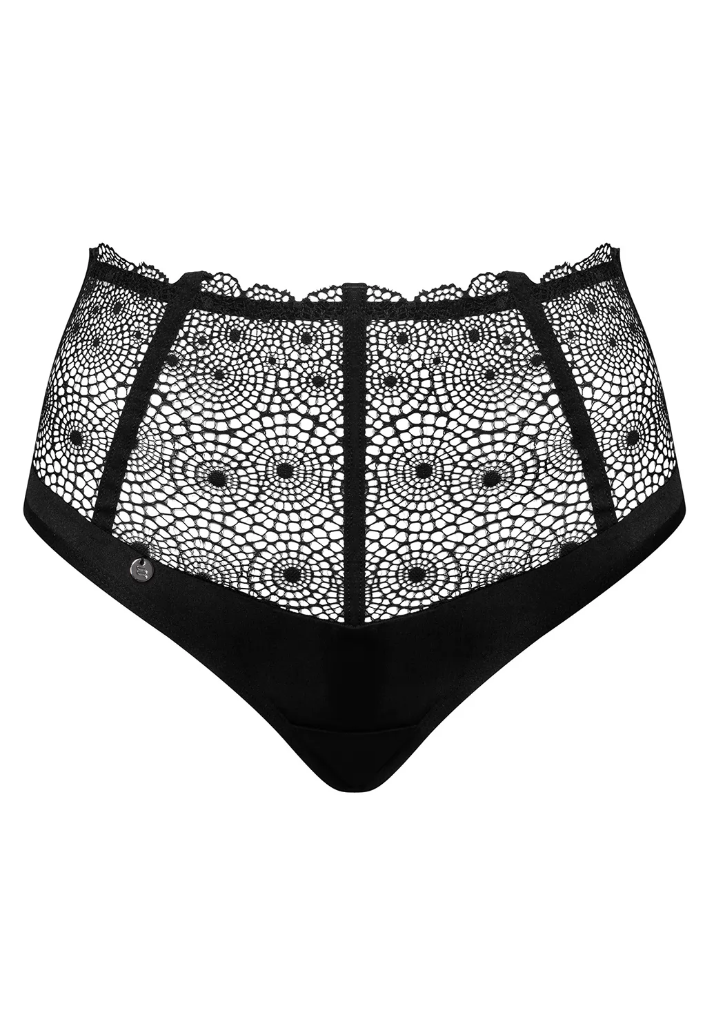 High waist Thong Sharlotte Black