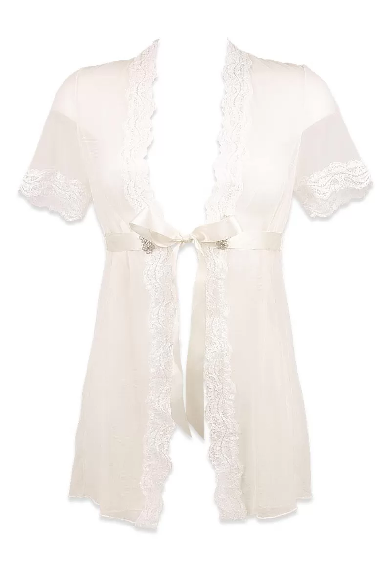 Luxury Nougat ivory neglige