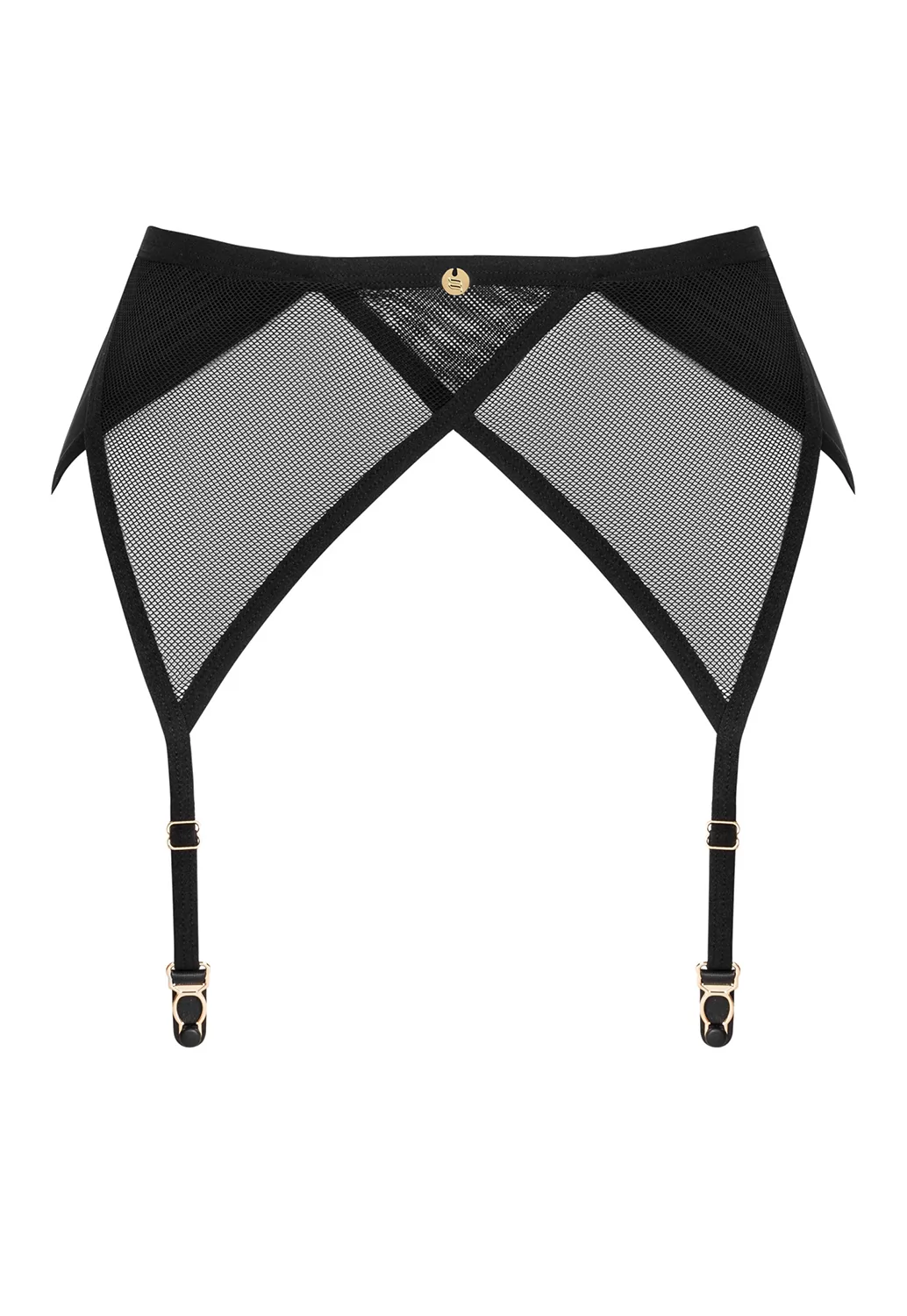 Nesari black Garter Belt