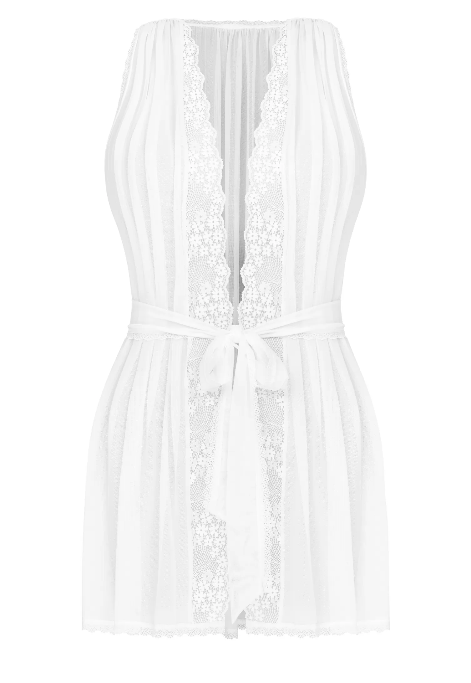 See through white peignoir Heavenlly