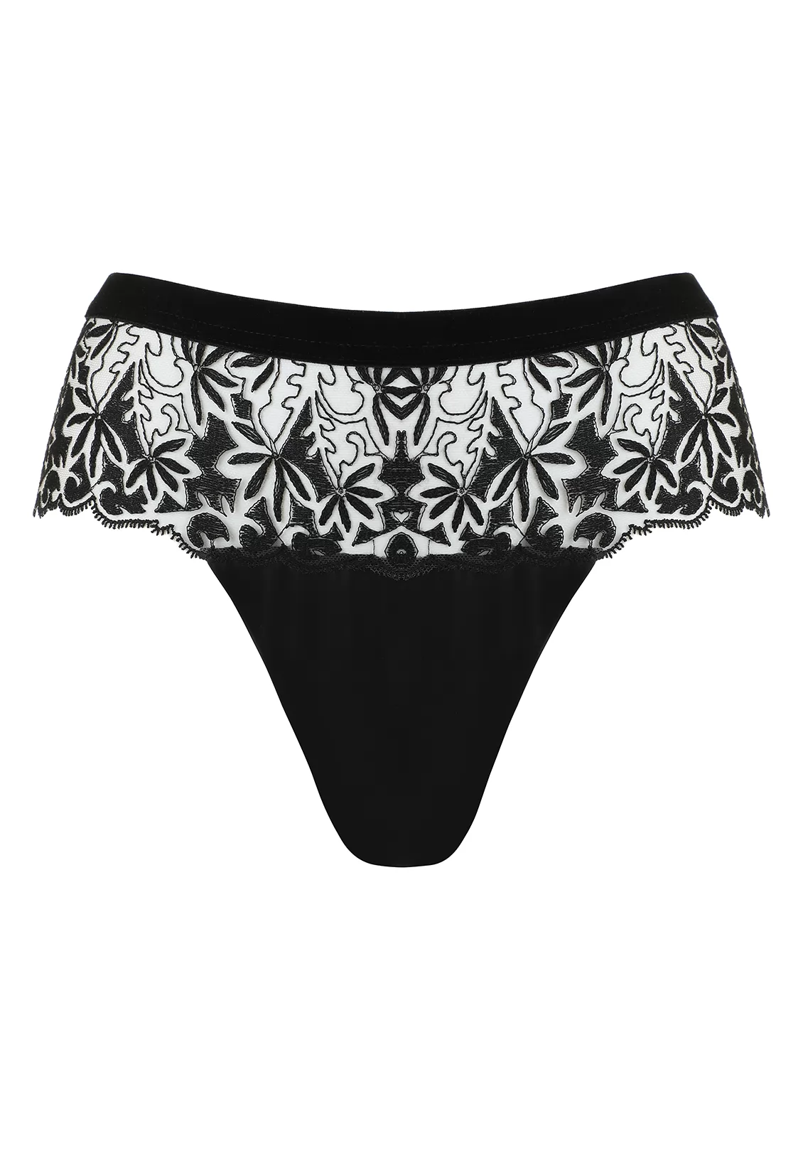 Tango black high waist Brazilian