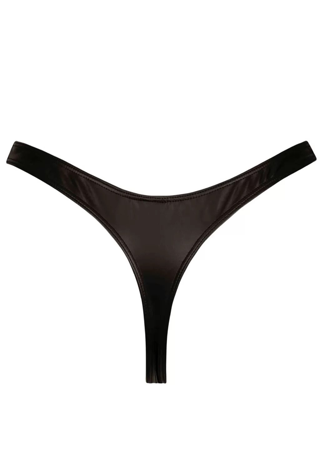 S black wetlook Thong