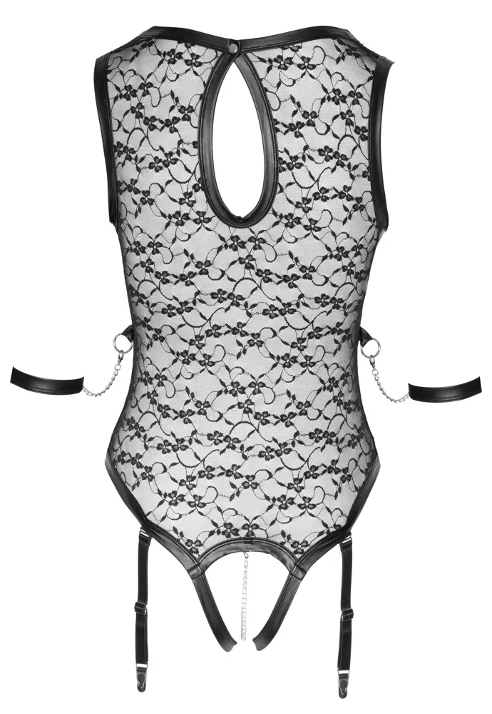 Harness Crotchless lace Bodysuit