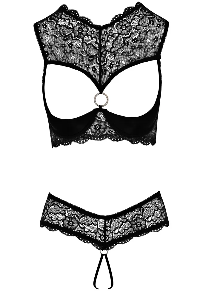 Lace shelf bra lingerie 2p