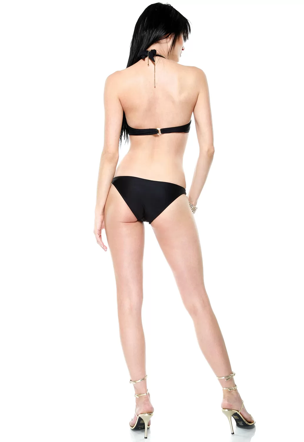 Luxury black swimsuit monokini Dubai