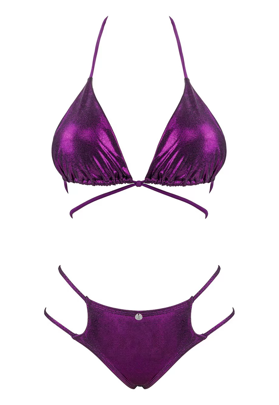 Sexy shiny purple Bikini Balitta