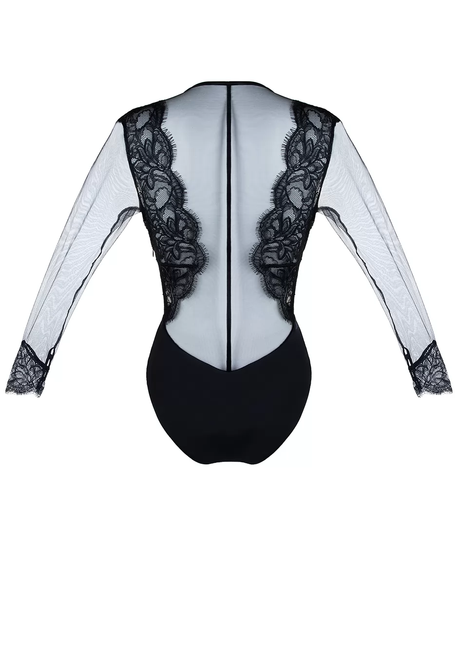 Valse black Long Sleeves Bodysuit