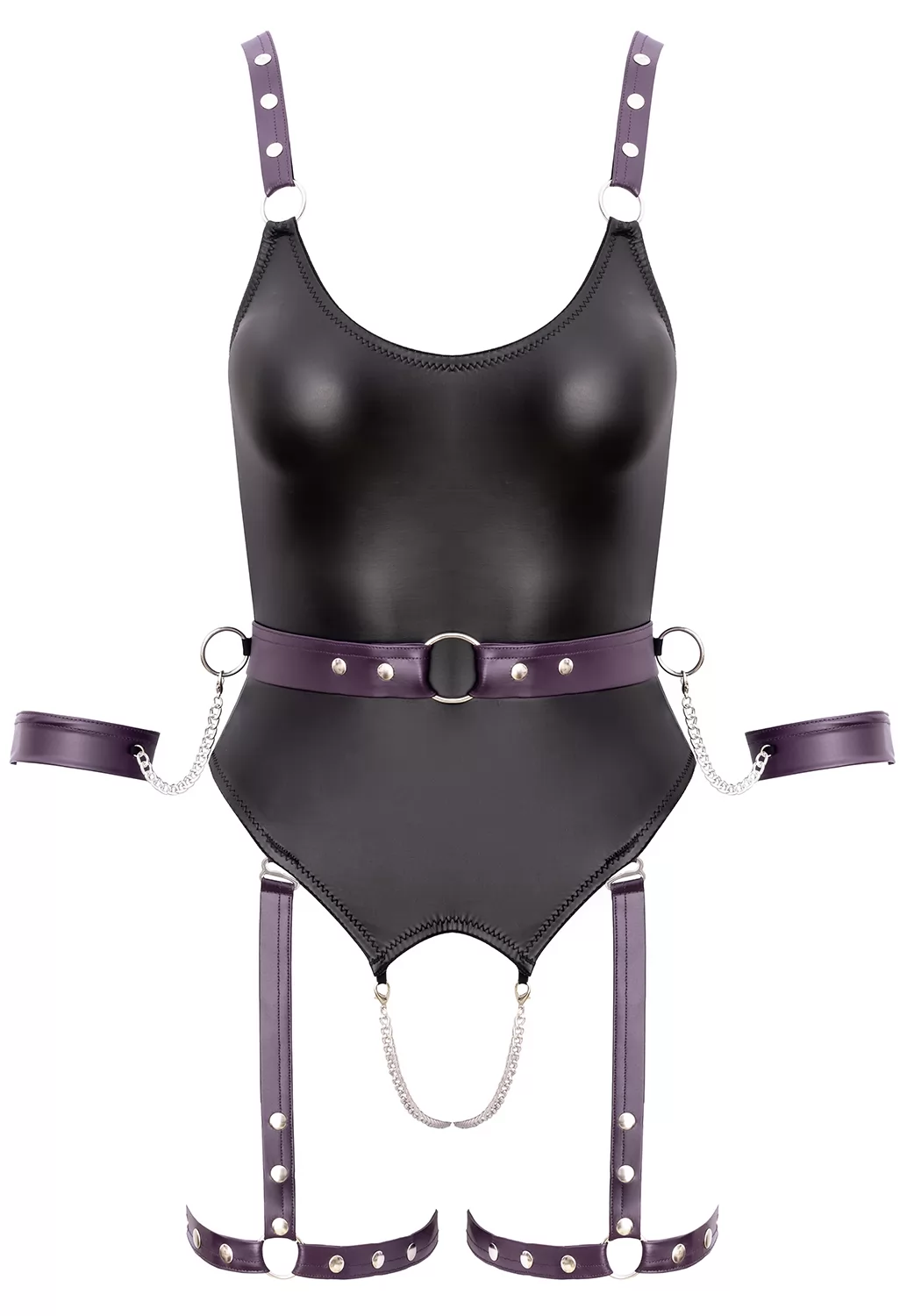 Fetish body with straps