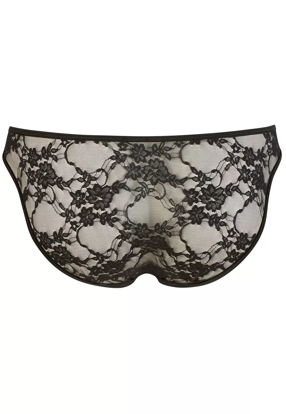 Mens Briefs Lace Black