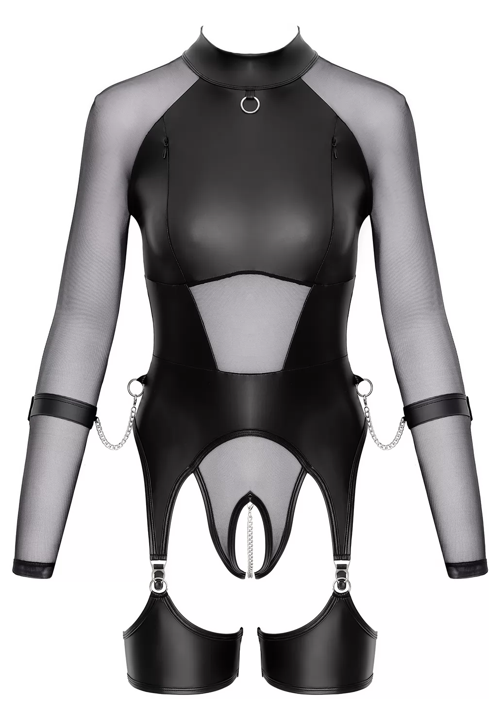 Provocative sexy fetish bodysuit