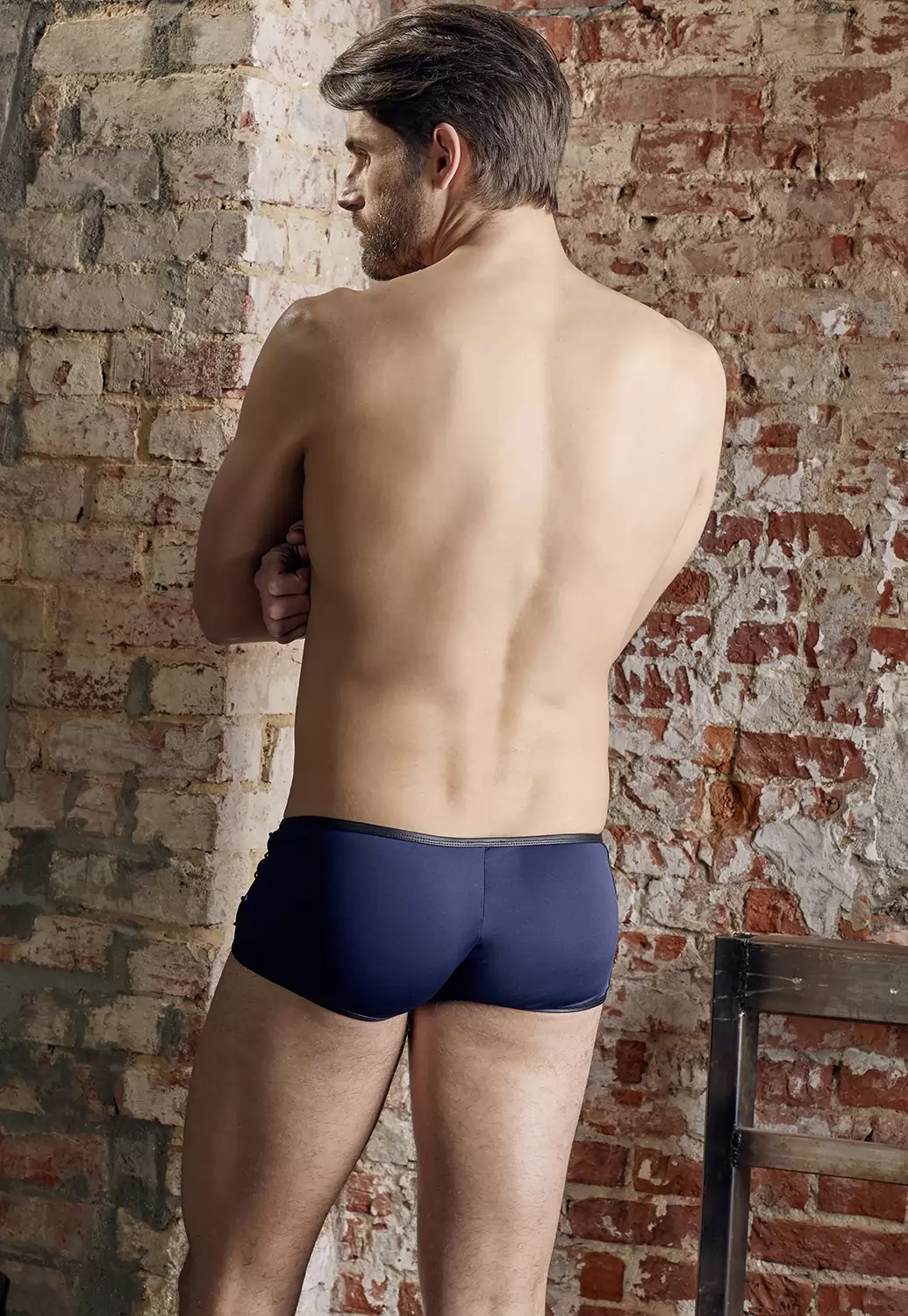 Sexy blue pants with removable pouch