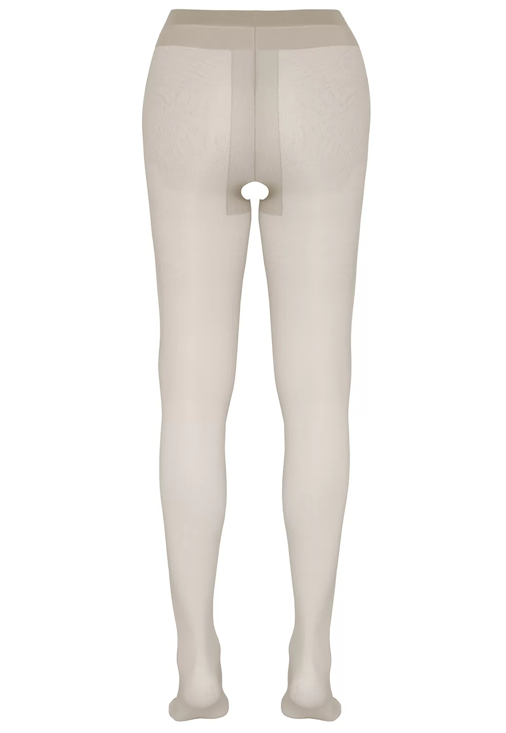 Sexy nude crotchless tights