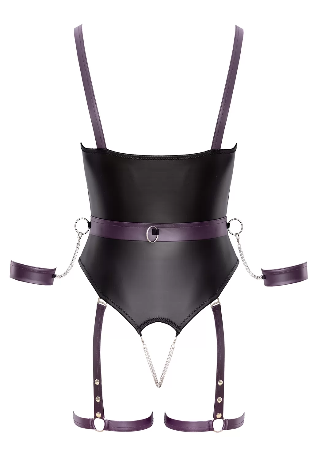 Fetish body with straps