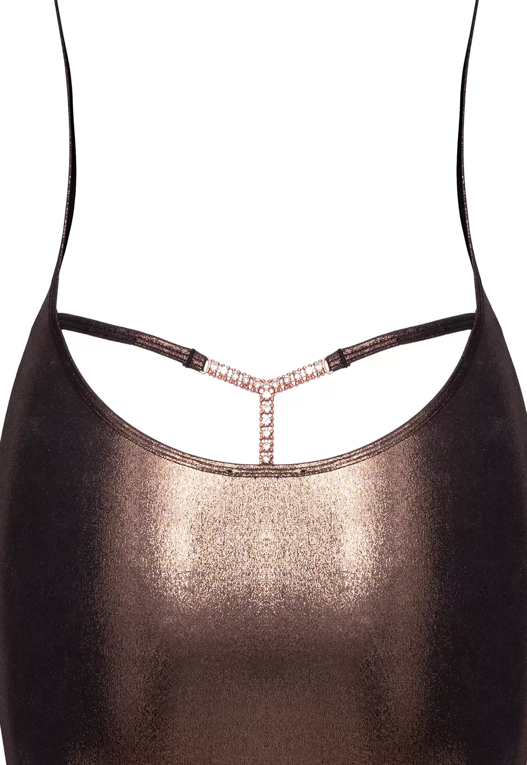 Sexy low cut dress and jeweled thong