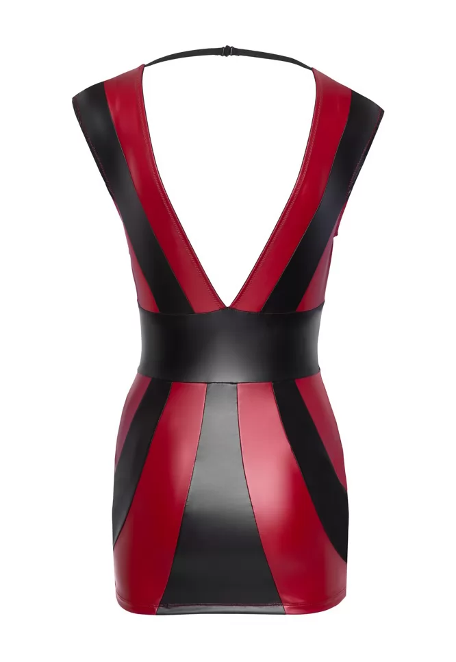 Tight Hot Dress red black stripes