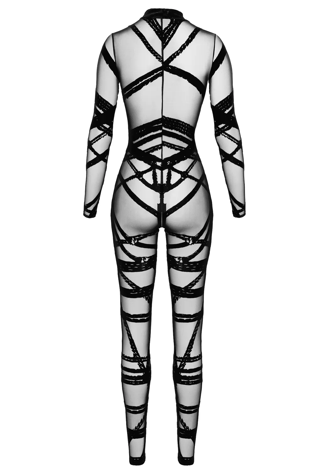 Sexy catsuit zipped Bondesque