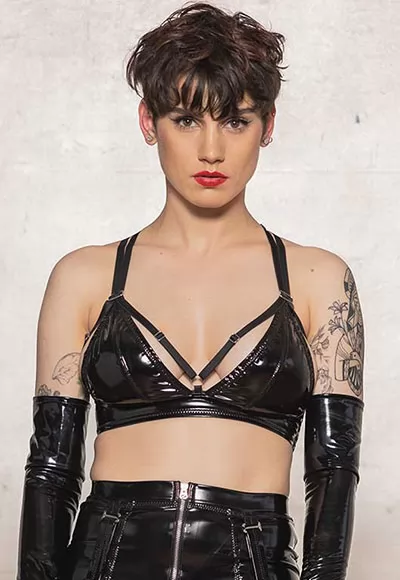 Cristal brassière vinyle
