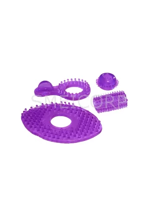 Ensemble de 4 cockring Jelly