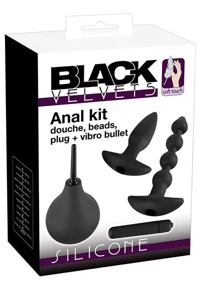 Kit anal plug chapelet douche vibro bullet