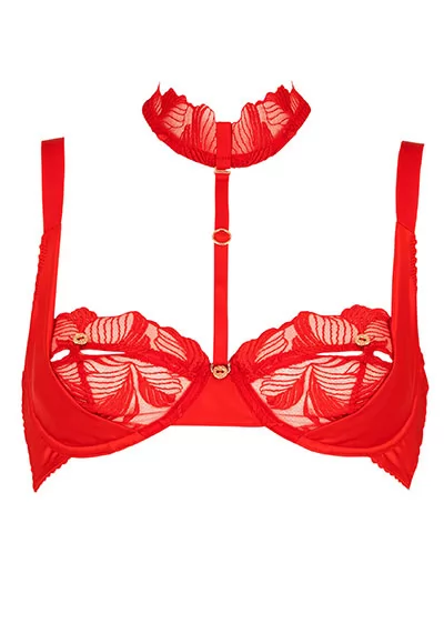 Libertine Soutien gorge ouvert rouge