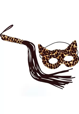 Masque et fouet Léopard