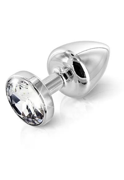 Plug anal argenté ANNI 6cm
