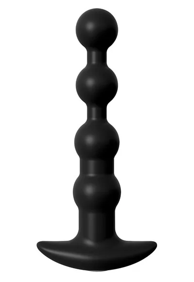 Plug Anal Chapelet vibrant rechargeable silicone