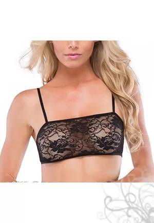 Soutien gorge bandeau noir