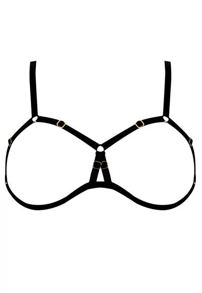 Soutien gorge ouvert Frame Bondage Noir