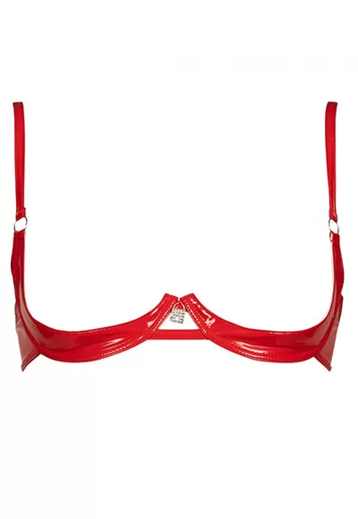 Soutien gorge vinyle rouge Annabelle