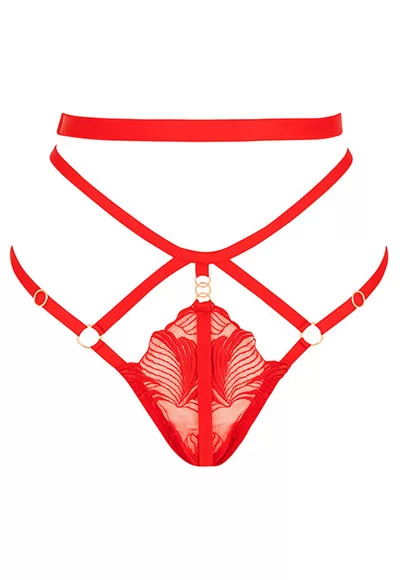 String Bijou rouge Impudique