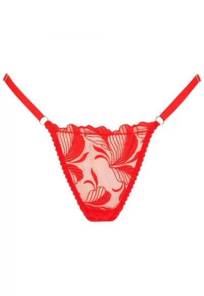 Tanga Cherie rouge