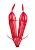 Body voile Love rouge