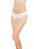 Culotte dentelle à découpes Blanche