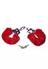 Menottes fourrure rouge