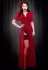 Robe majestueuse Elle SOIE rouge