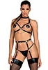 Soutien gorge bondage noir A740