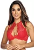 Soutien gorge dentelle rouge