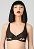 Soutien gorge ouvert Jet Black