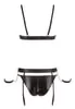Lingerie ouverte bondage 3p