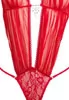 Body voile Love rouge